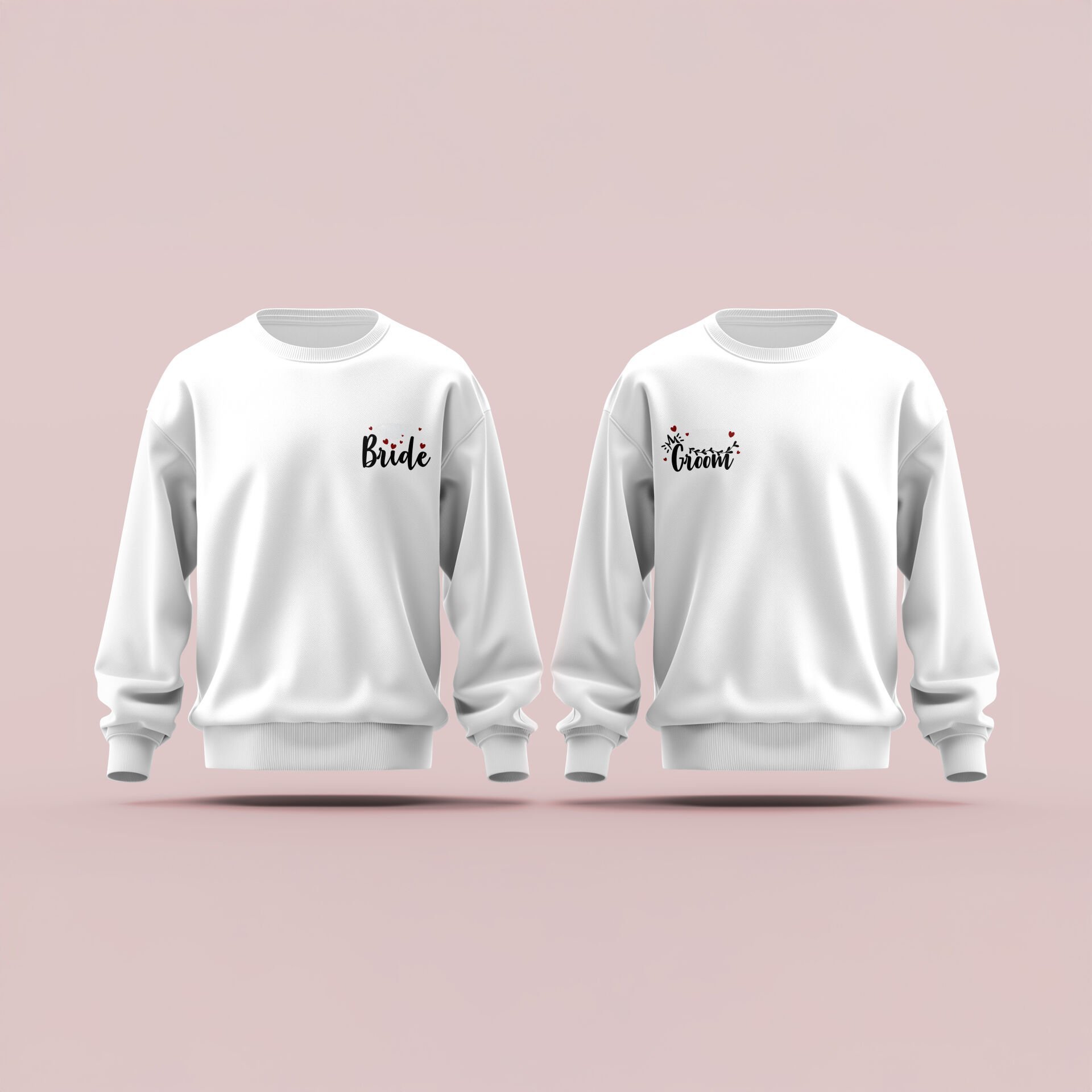 Çiftlere Özel Baskılı Sweatshirt